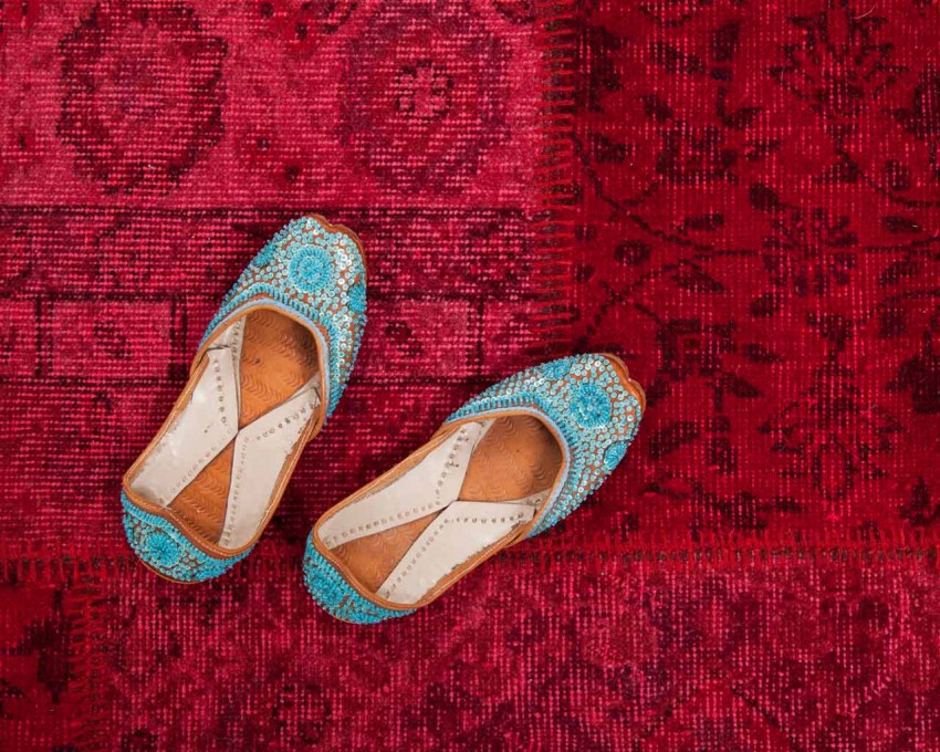 media-roja-alfombra-oriental