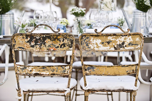 sillas vintage boda